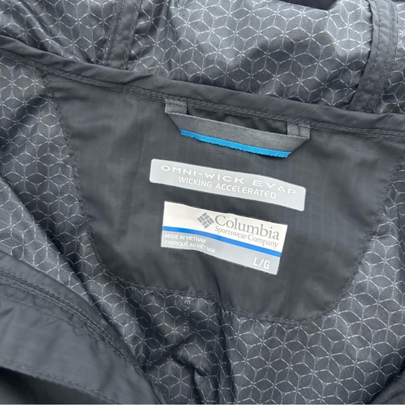 Columbia Men's Omni-Wick Evap Wicking Accelerated Full Zip Packable Jacket Large - Picture 6 of 10